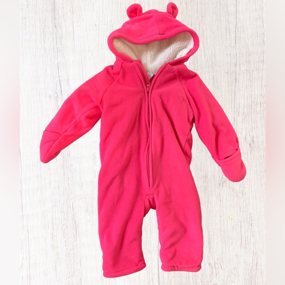Old navy pink bunting suit
